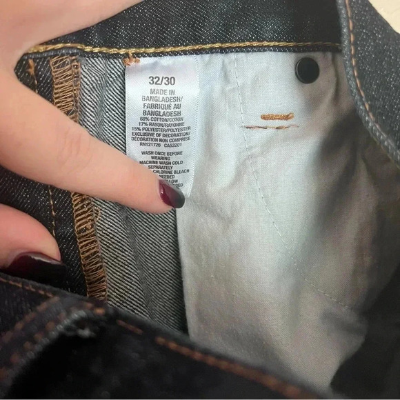 Aéropostale 32x30 Men’s Slim Straight Dark Wash Denim Jeans - Picture 6 of 6